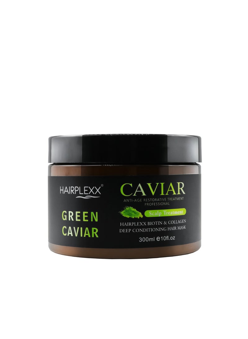 Hairplexx Caviar Deep Green Hair Mask 300ML