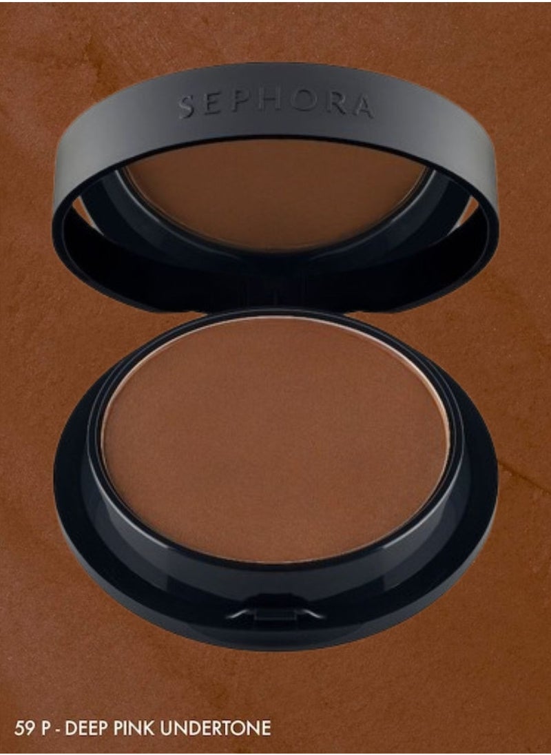 SEPHORA COLLECTION Best Skin Ever Matte Powder Foundation 59P Deep - deep, pink undertone (7.5g)