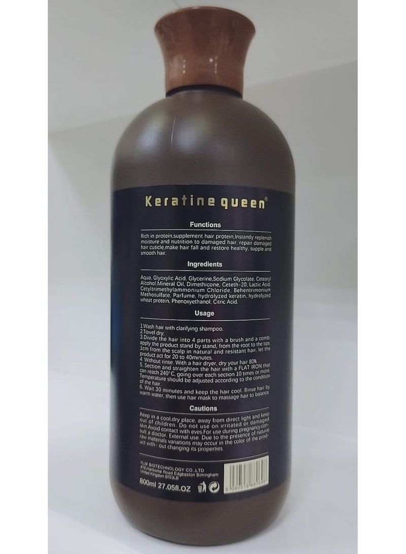 Keratine Queen Protein Braziillian Treatment 800ml