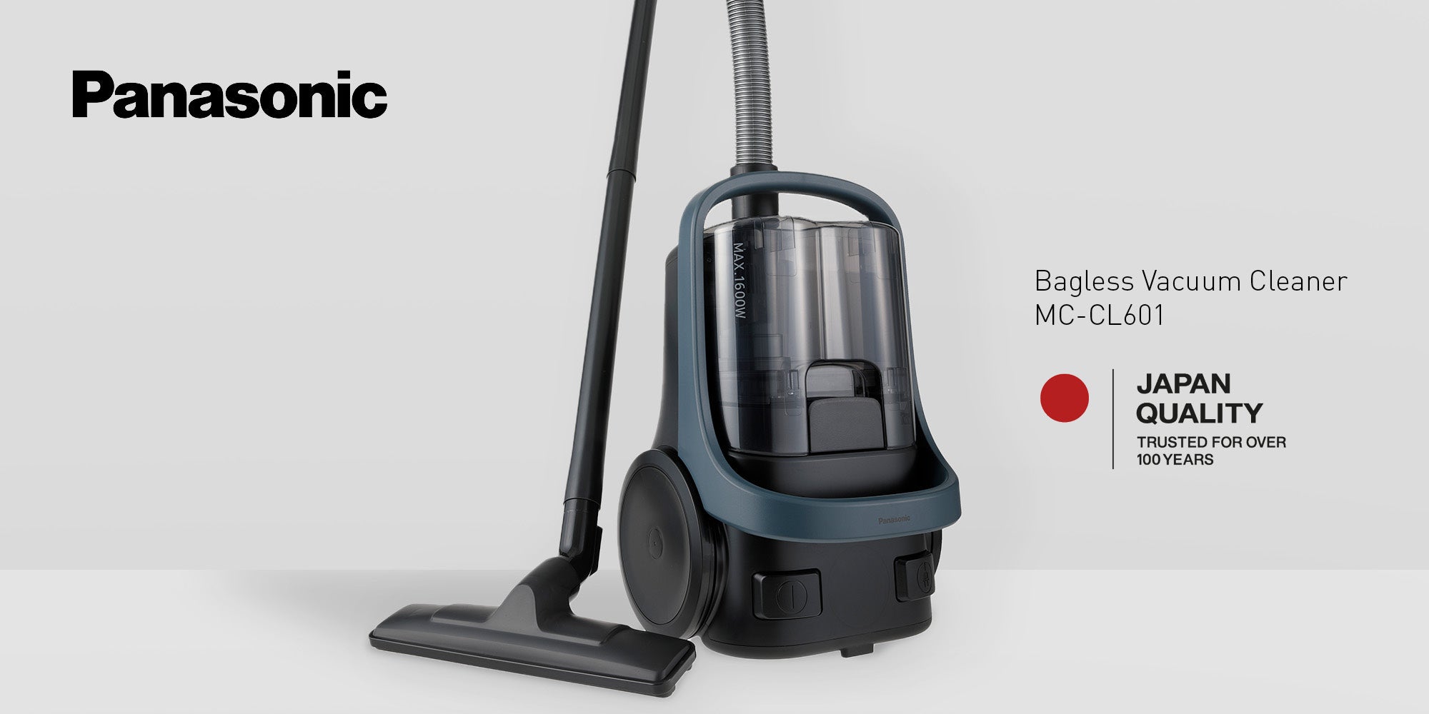 Bagless Canister Vacuum Cleaner 2.2 L 1600 W MC-CL601AE47 Space Blue