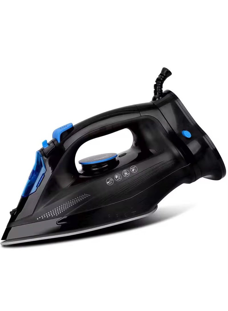 Ceramic Soleplate Cordless Steam Iron With 2400.W-IN301/Black