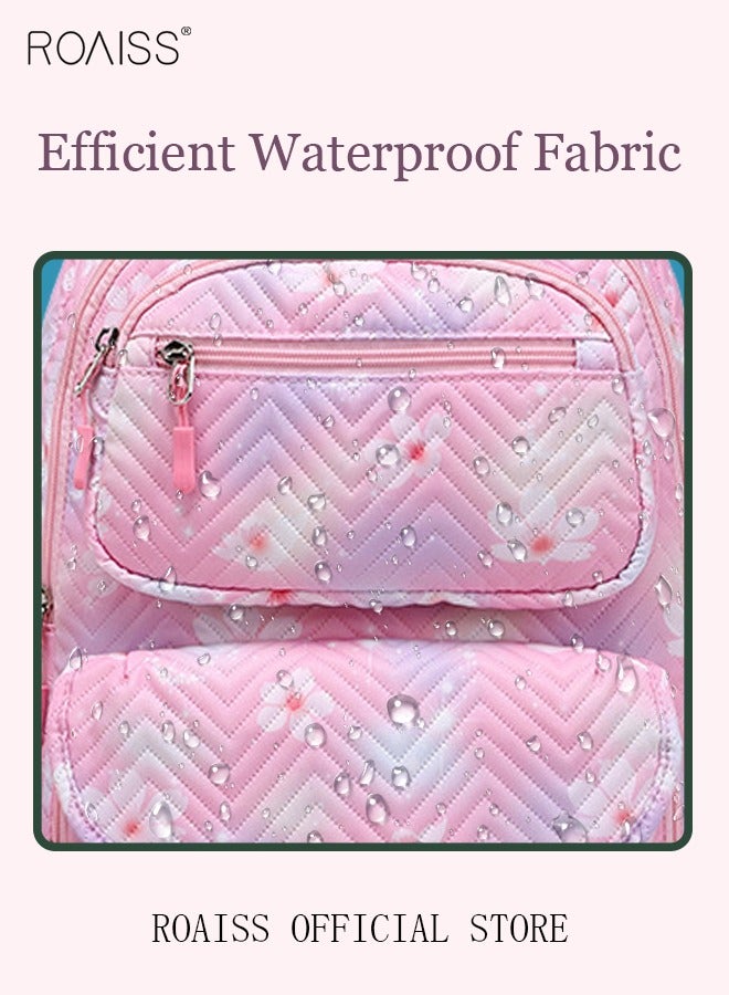 3 Piece Backpack Set Large Capacity Waterproof and Wear Resistant Same Color Series Lunch Bag and Pencil Case Large Capacity Storage Scientific Storage Simple Style Short Distance Travel Bag Student Backpack Laptop Bag