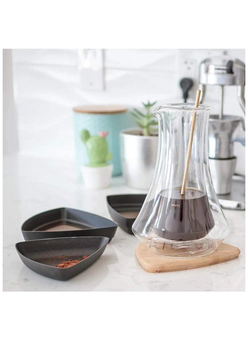 Evoke Coffee Carafe, Double-Walled Hand-Blown Borosilicate Glass, Precision Pouring - 600ml