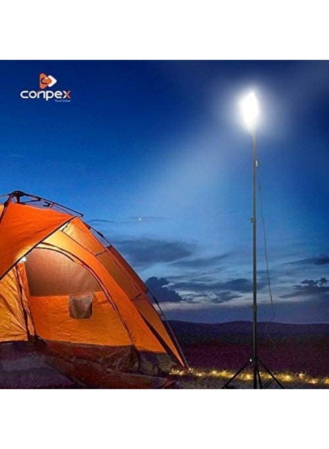 Camping Light Led 800W Telescopic Fishing Rod With Remote Control | 360 Degree Camping Lantern Led Flashlights For Fishing, Garden, Events And Emergency Car Repair