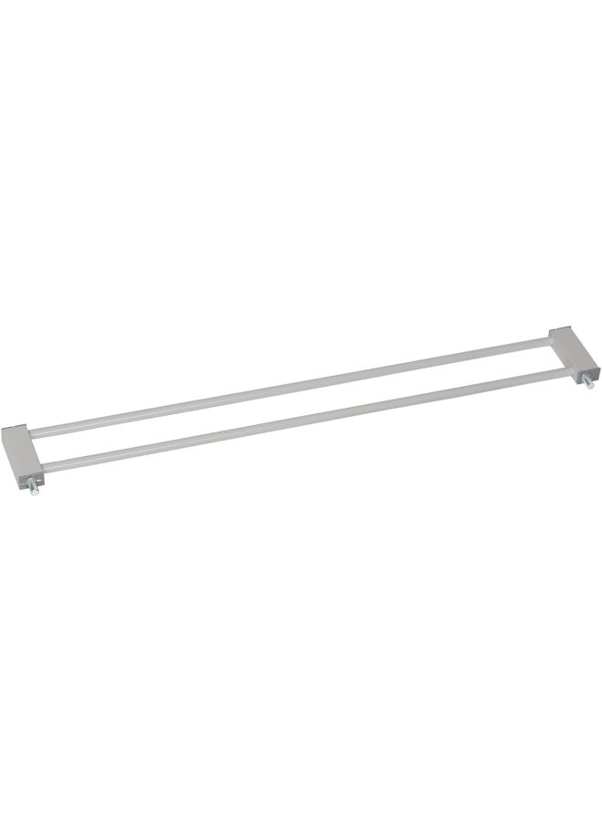 9 Cm Extension For Wood Lock, Stop And Safe 2 Safety Gate, Pressure Fit, Metal, Grey