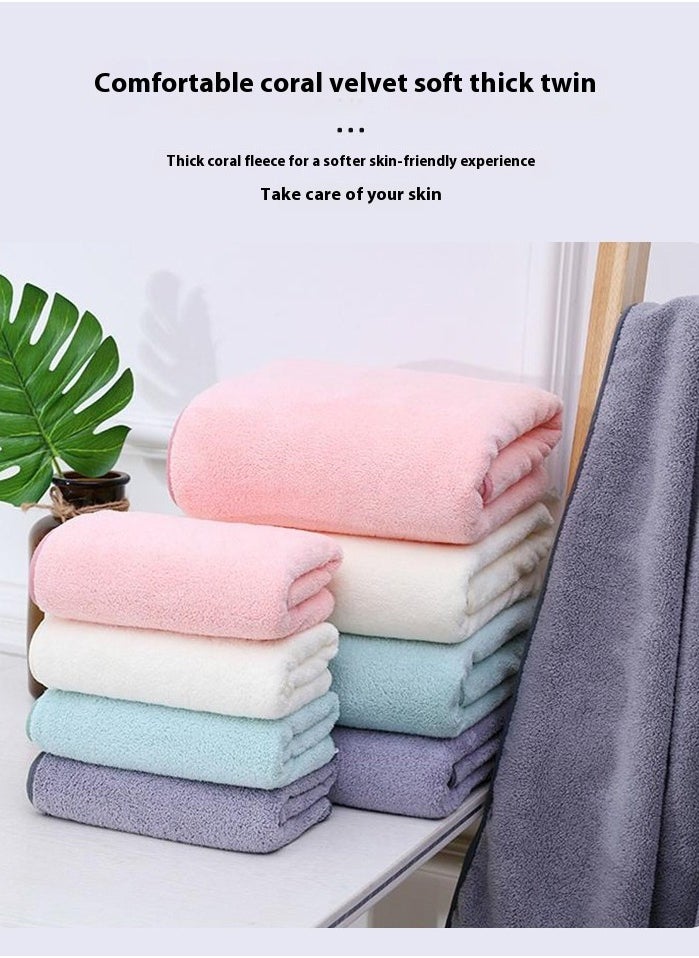 Three Piece Set Of Soft Bath Towels