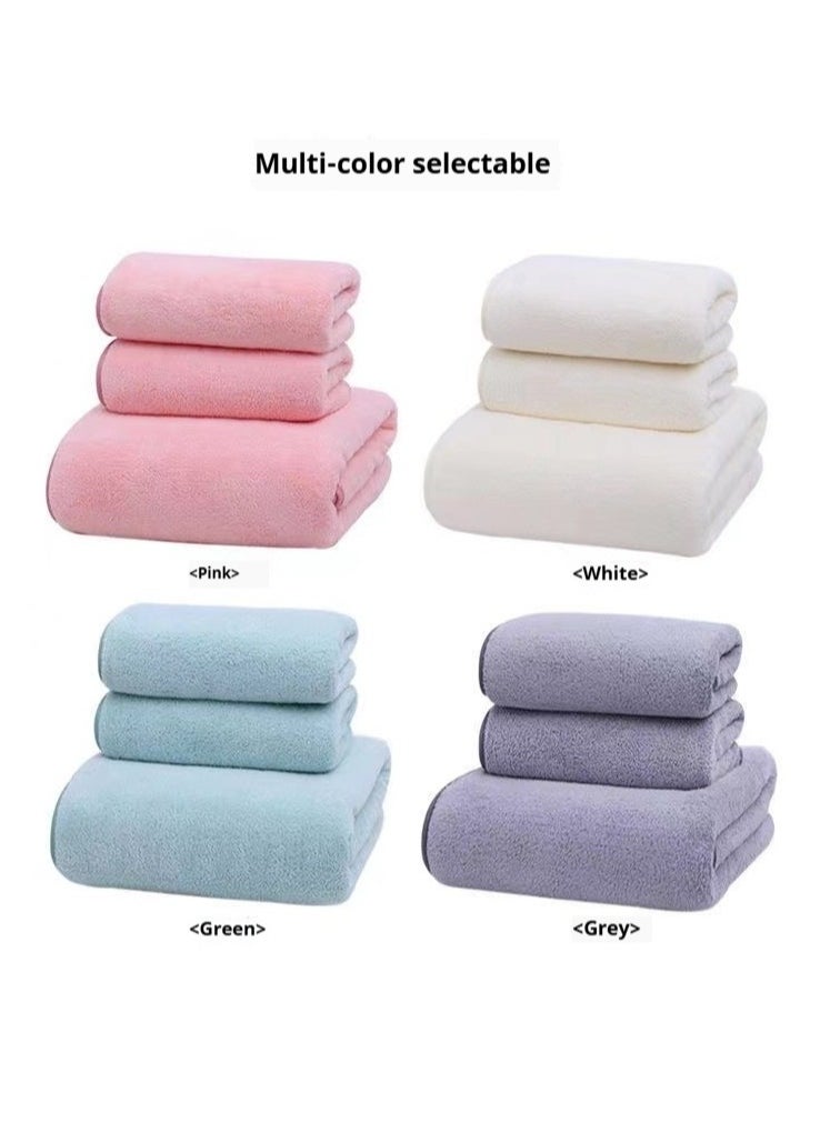 Three Piece Set Of Soft Bath Towels