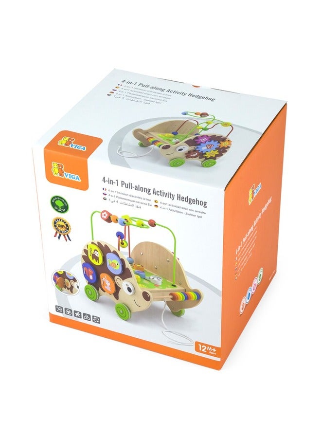 4-In-1 Pull-Along Activity Hedgehog 50012