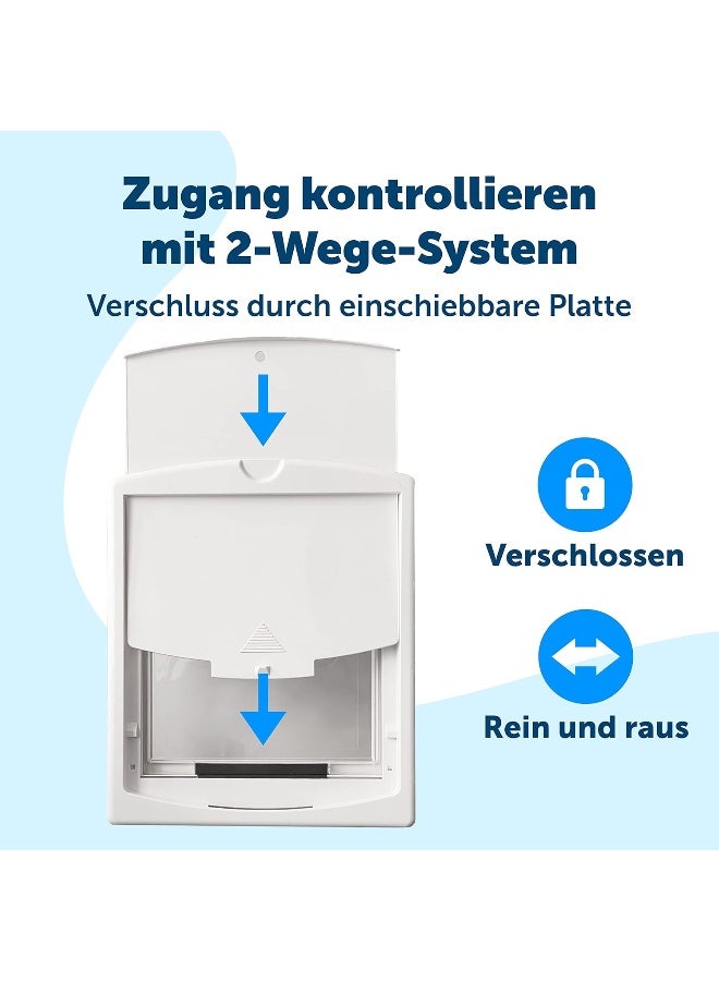 Original 2 Way Pet Door White Medium