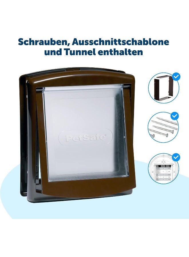 Original 2 Way Pet Door White Medium