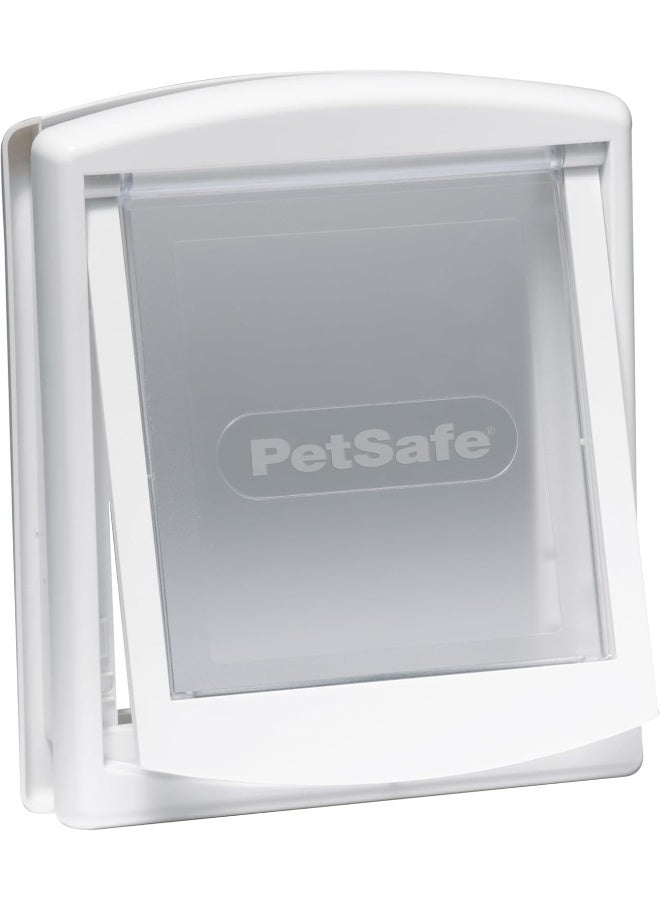 Original 2 Way Pet Door White Medium