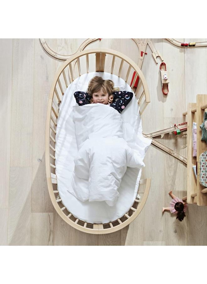 Sleepi Baby Bed Extension Convert Sleepi Mini Crib Into Sleepi Bed Suitable For Children Up To 3 Years Mattress Sold Separately Extends Bed To 127 Cm (50 Inches)White