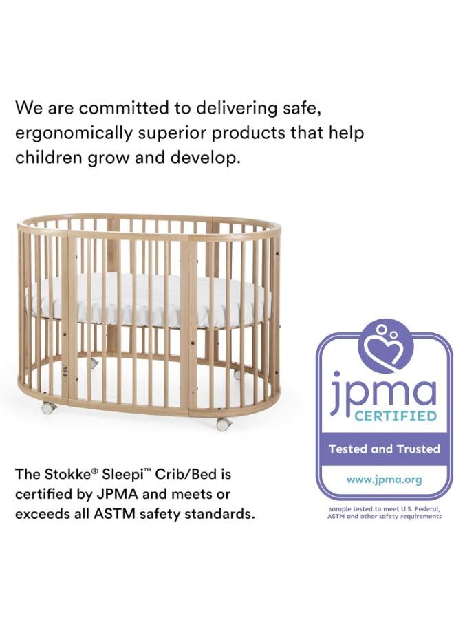 Sleepi Baby Bed Extension Convert Sleepi Mini Crib Into Sleepi Bed Suitable For Children Up To 3 Years Mattress Sold Separately Extends Bed To 127 Cm (50 Inches)White