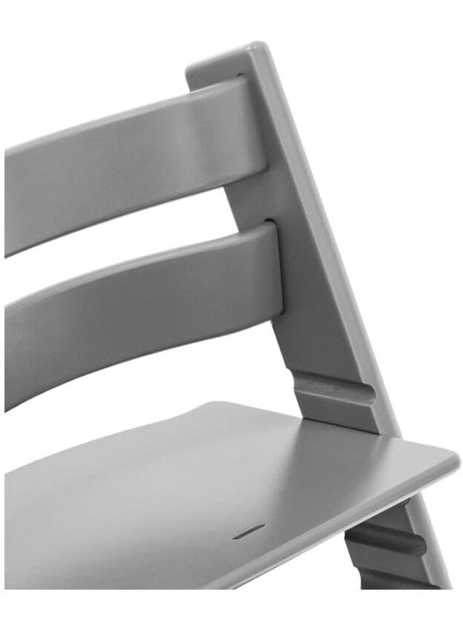 Tripp Trapp Chair Adjustable, Convertible Baby High Chair For Toddlers , Children And Adults Convenient, Comfortable And Ergonomic Classic Design Storm Grey