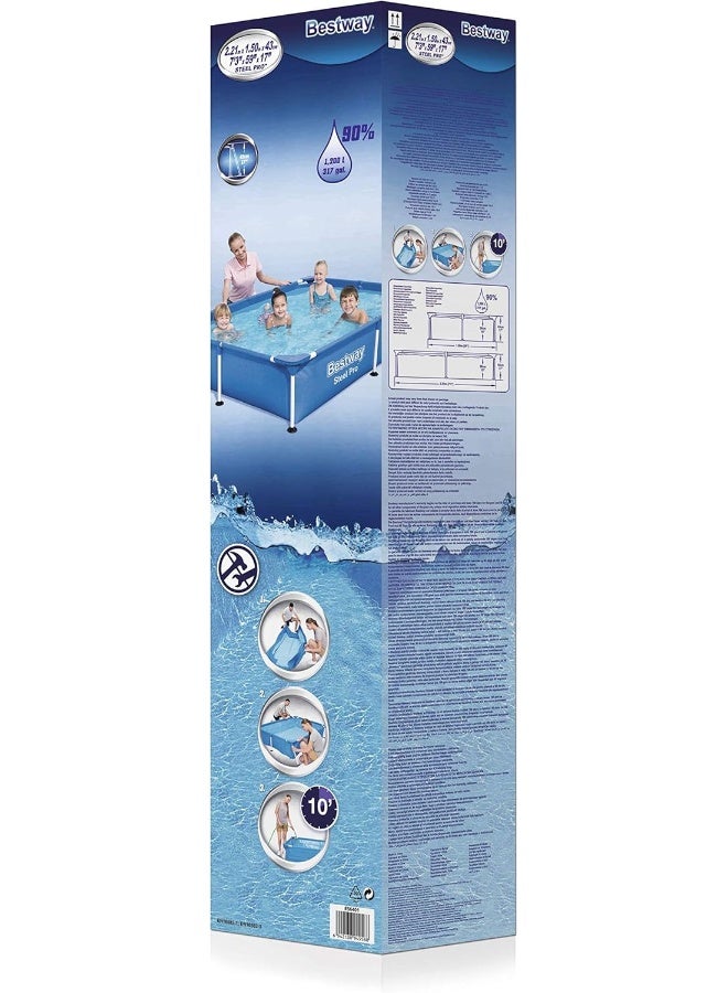 Splash Jr. Frame Pool 221x150x43cm 221x150x43cm