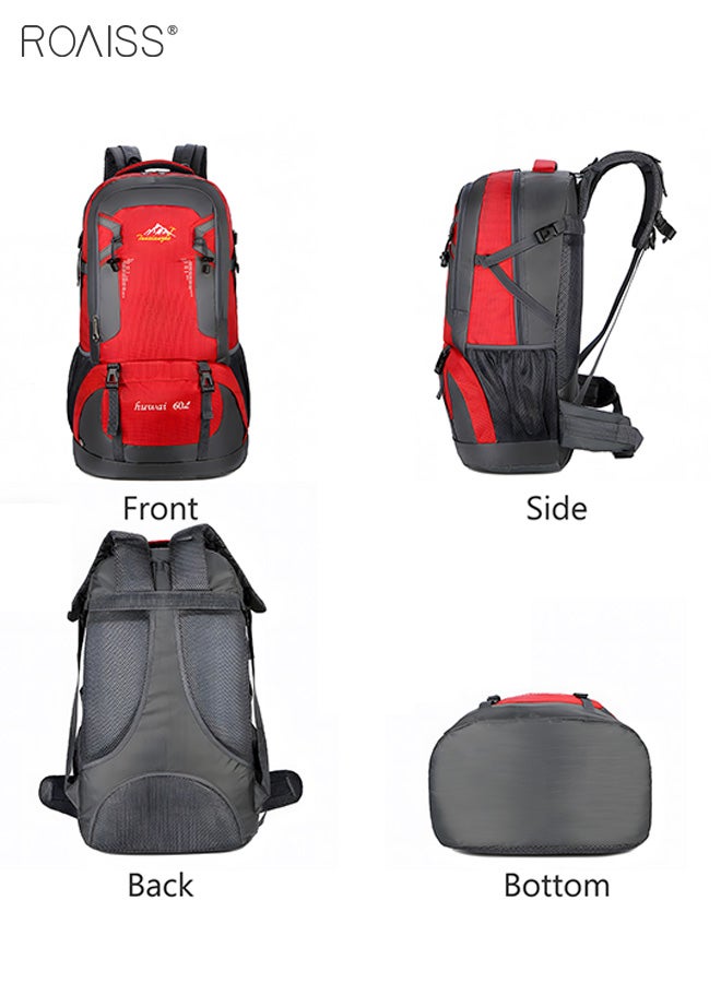 Waterproof 60L Mountaineering Backpack Camping Hiking Travel Bag Large Capacity Tourism Waterproof Backpack