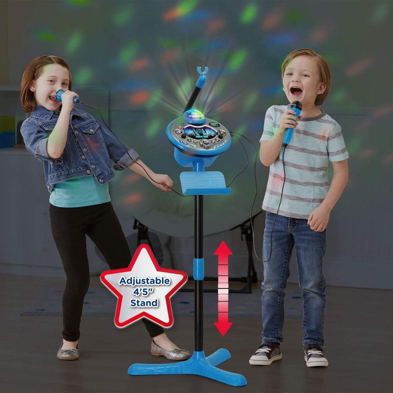 Kidi Star Karaoke System 2 Mics With Mic Stand