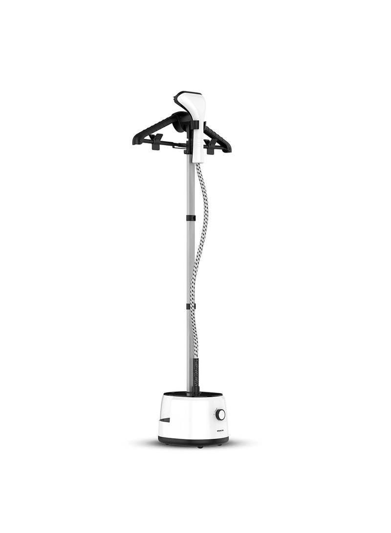 Garment Steamer With Suit Hanger System, 2 Steam Levels, Overheating Protection, Wrinkle-Free, High-Quality Telescopic Poles, 50Min Steam, Ideal For Home And Business Use 1.6 L 1800 W NGS566AX White