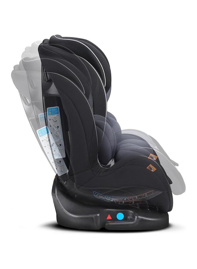 Taiyang Reclining Baby Car Seat, From Birth To 12 Years, 0 - 36 Kg,Group 0+123 - Black With Grey Insert