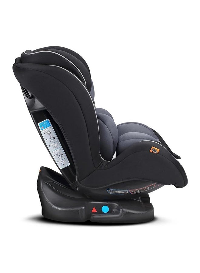 Taiyang Reclining Baby Car Seat, From Birth To 12 Years, 0 - 36 Kg,Group 0+123 - Black With Grey Insert