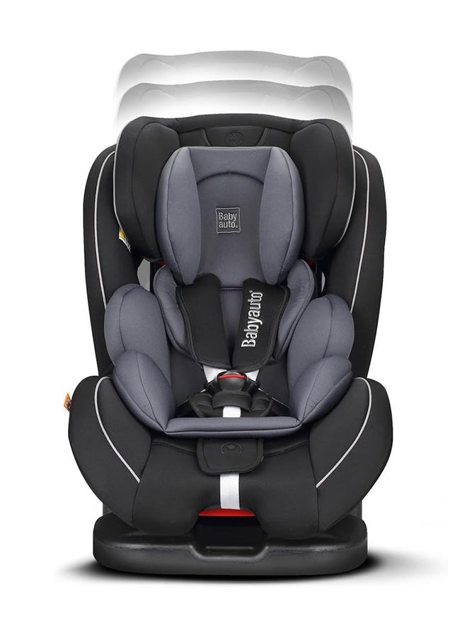 Taiyang Reclining Baby Car Seat, From Birth To 12 Years, 0 - 36 Kg,Group 0+123 - Black With Grey Insert
