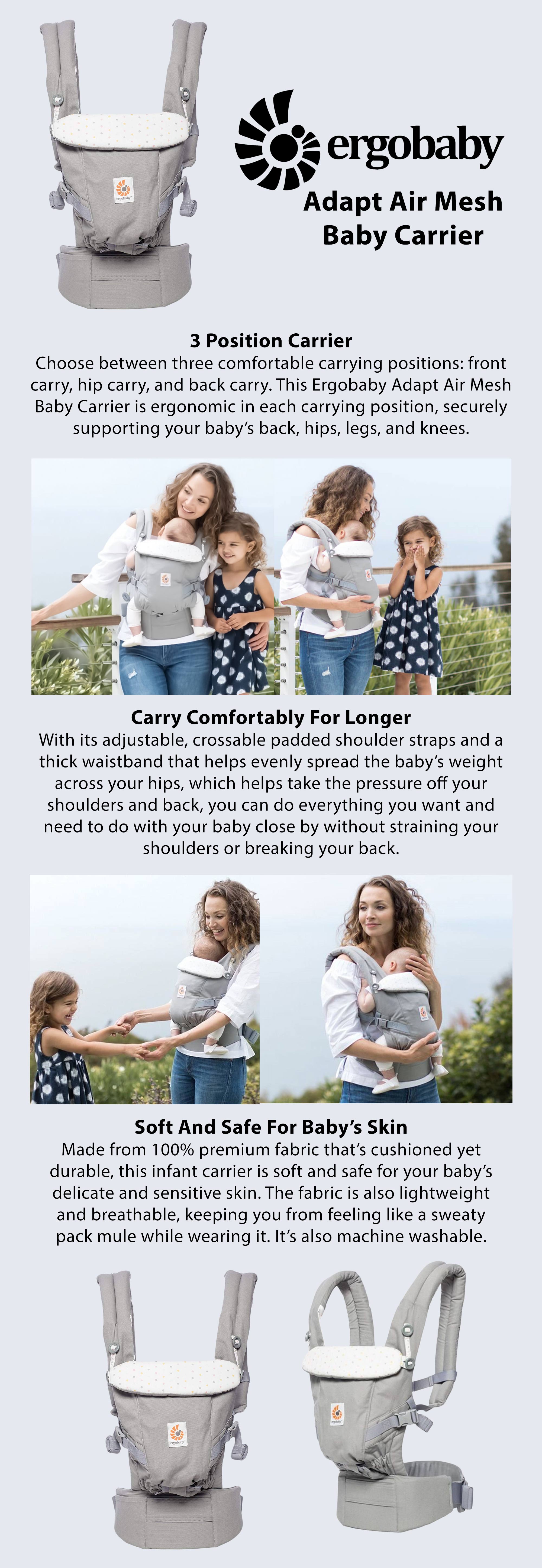 Adapt Air Mesh Baby Carrier - Confetti