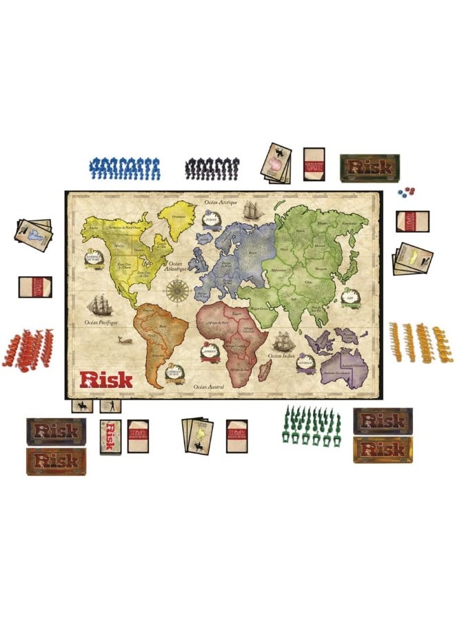 Risk: The World Contest Edition – Strategic Board Game with New Map, Secret Missions, and Fast-Paced Play for Ages 10+, 2-5 Players