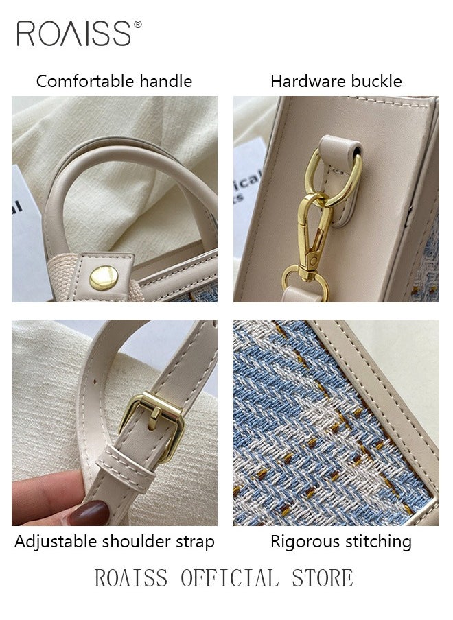 Women Stylish Crossbody Bag with Top Handle, Mini Shoulder Bag with Adjustable Strap, Elegant Chic Handbag for Ladies, Ideal for Dating, Shopping and Everyday Use