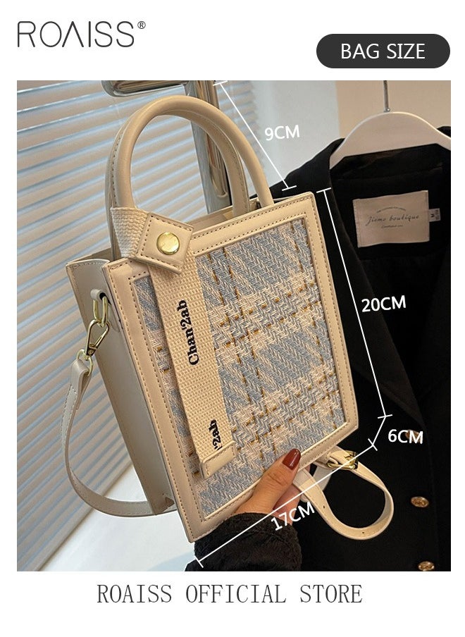 Women Stylish Crossbody Bag with Top Handle, Mini Shoulder Bag with Adjustable Strap, Elegant Chic Handbag for Ladies, Ideal for Dating, Shopping and Everyday Use