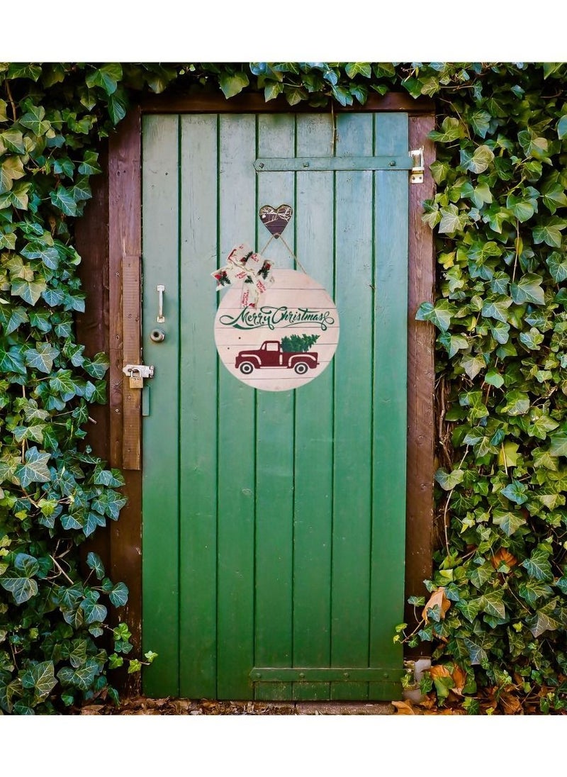 White Hanging Boards with Bow | Door or Wall Hanging Board | for Indoor or Outdoor use | Gifting (C)