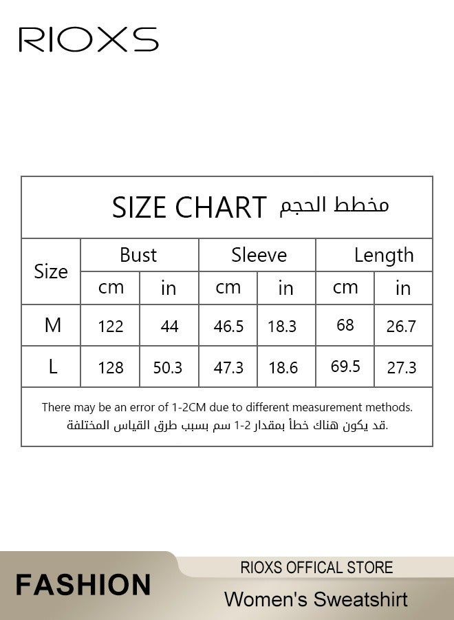Women's Oversized Sweatshirt, Casual Letter Graphic Print Sweatshirt For Women, Ladies Graphic Crewneck Sweatshirts, Thickened Pullover Tops Sweatshirt For Spring Fall And Winter, Ladies Fashional Loose Pullover Top For Daily Wear