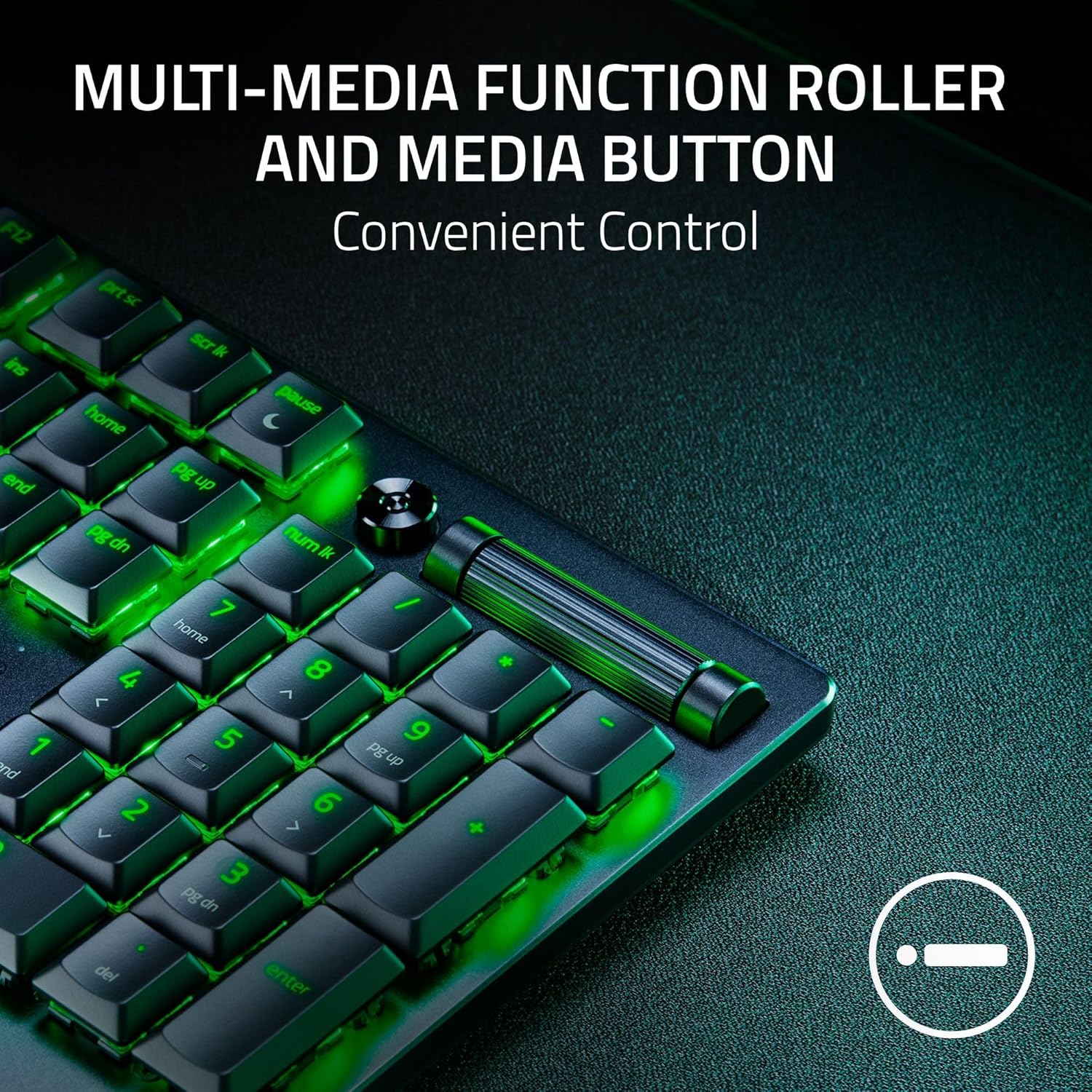 DeathStalker V2 Pro Wireless Gaming Keyboard: Low-Profile Optical Switches - Linear Red - HyperSpeed Wireless & Bluetooth 5.0-40 Hr Battery - Ultra-Durable Coated Keycaps - Chroma RGB - Black