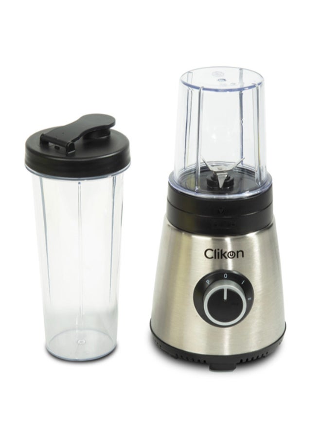 Powerful Copper Motor Smoothie Maker Set 600 ml 250 W CK2649 Silver/Black/Clear