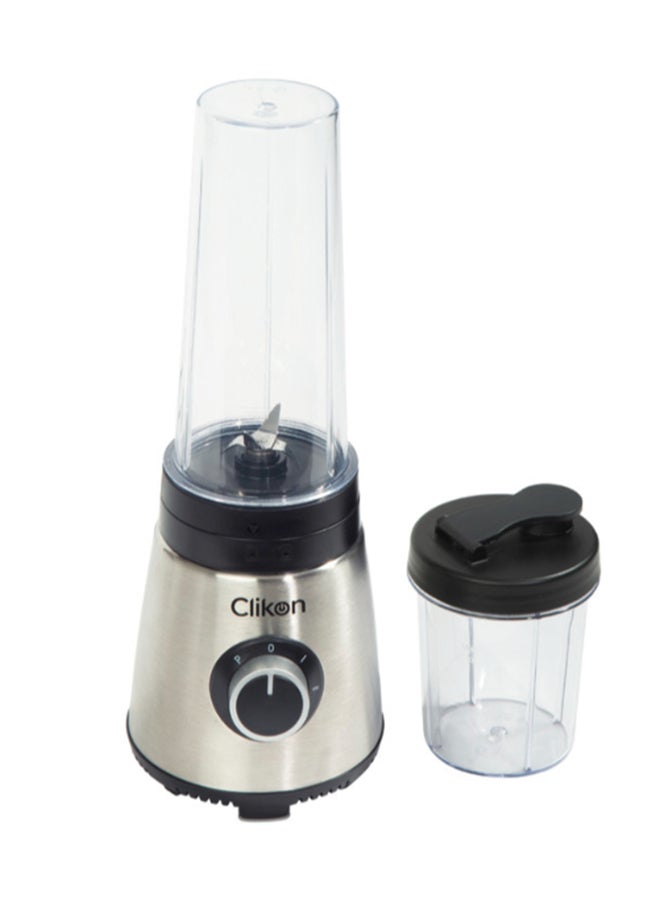 Powerful Copper Motor Smoothie Maker Set 600 ml 250 W CK2649 Silver/Black/Clear