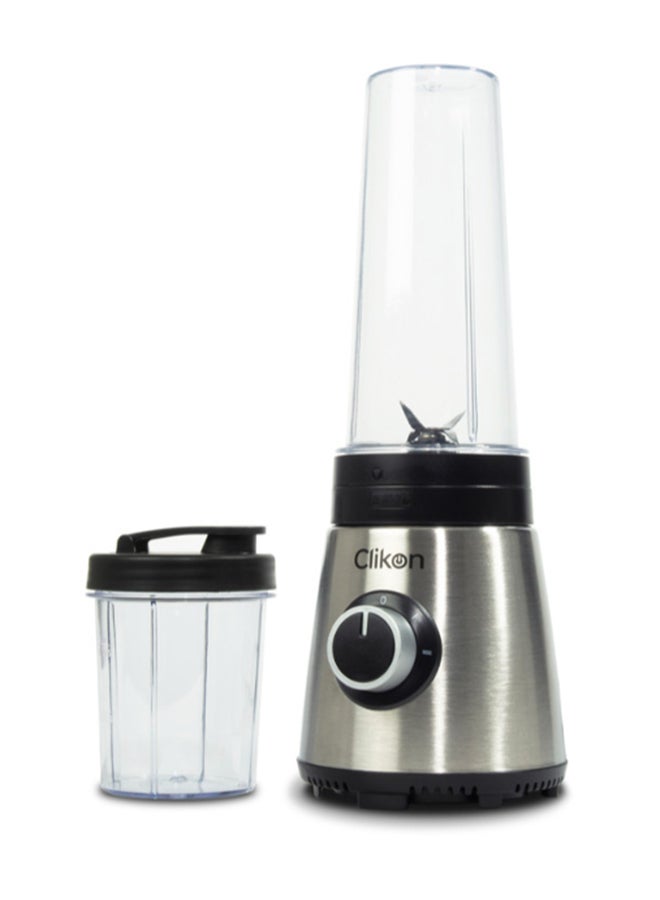 Powerful Copper Motor Smoothie Maker Set 600 ml 250 W CK2649 Silver/Black/Clear