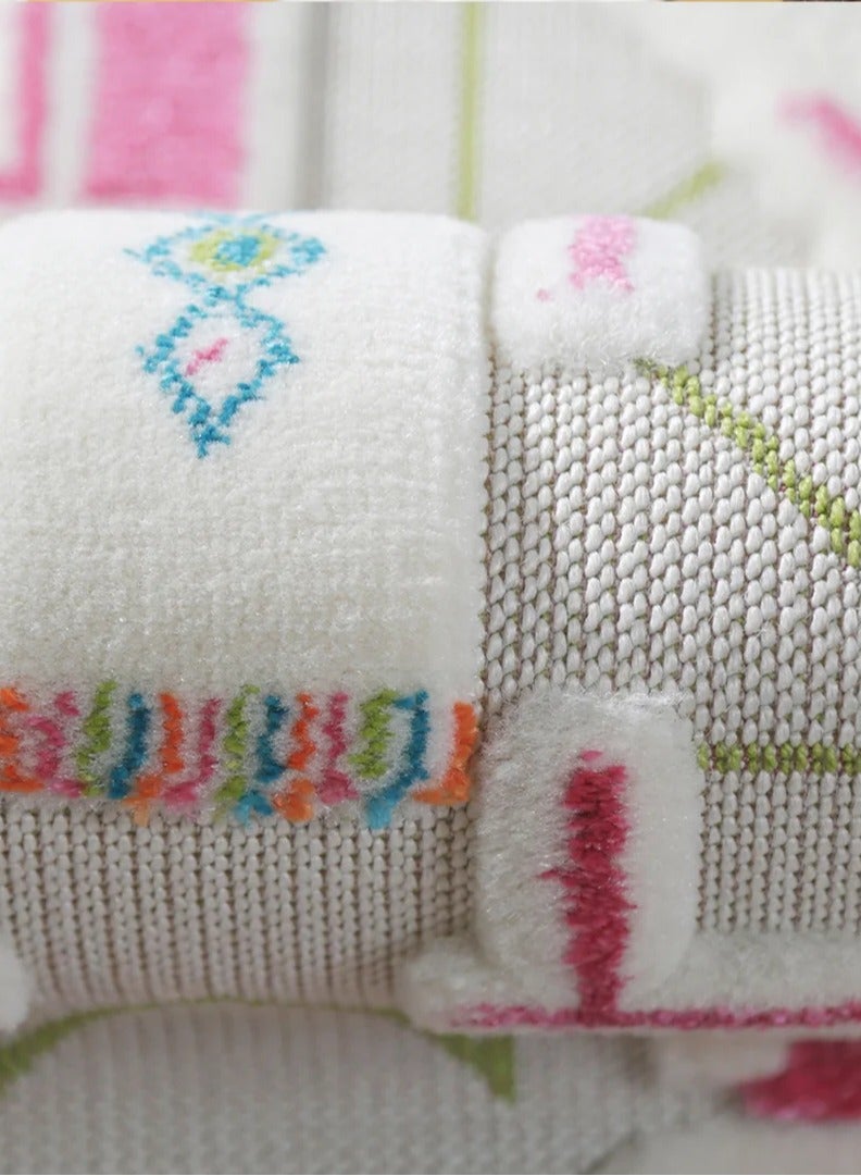 3D Play Carpet Playhouse - Large | Pink | Activity Playmat for Kids & Children | Bedroom, Living Room, Nursery Rug | Polypropylene | Foldable | 200 cm x 135 cm