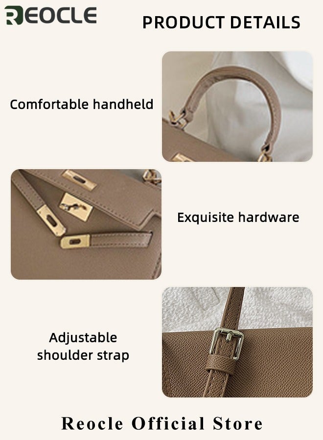 Women's Handbags Crossbody Bags Top Handle Satchel with Detachable Strap Luxury Tote Work Bag PU Fashion Designer Handbags Purses