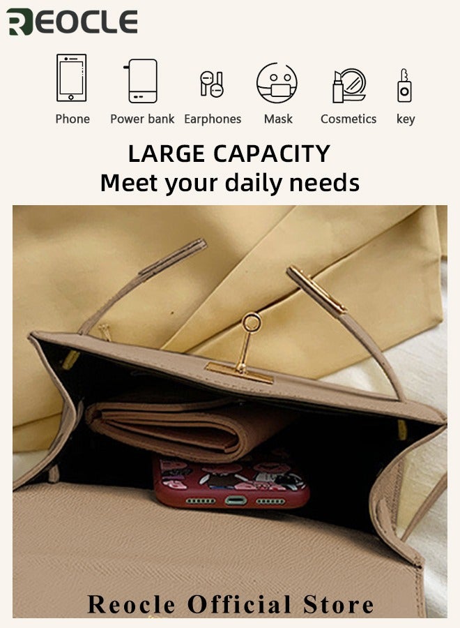 Women's Handbags Crossbody Bags Top Handle Satchel with Detachable Strap Luxury Tote Work Bag PU Fashion Designer Handbags Purses