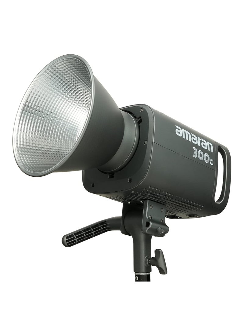 Amaran 300c RGB LED Monolight – Full Color Studio Light (Grey) for Creators & Filmmakers