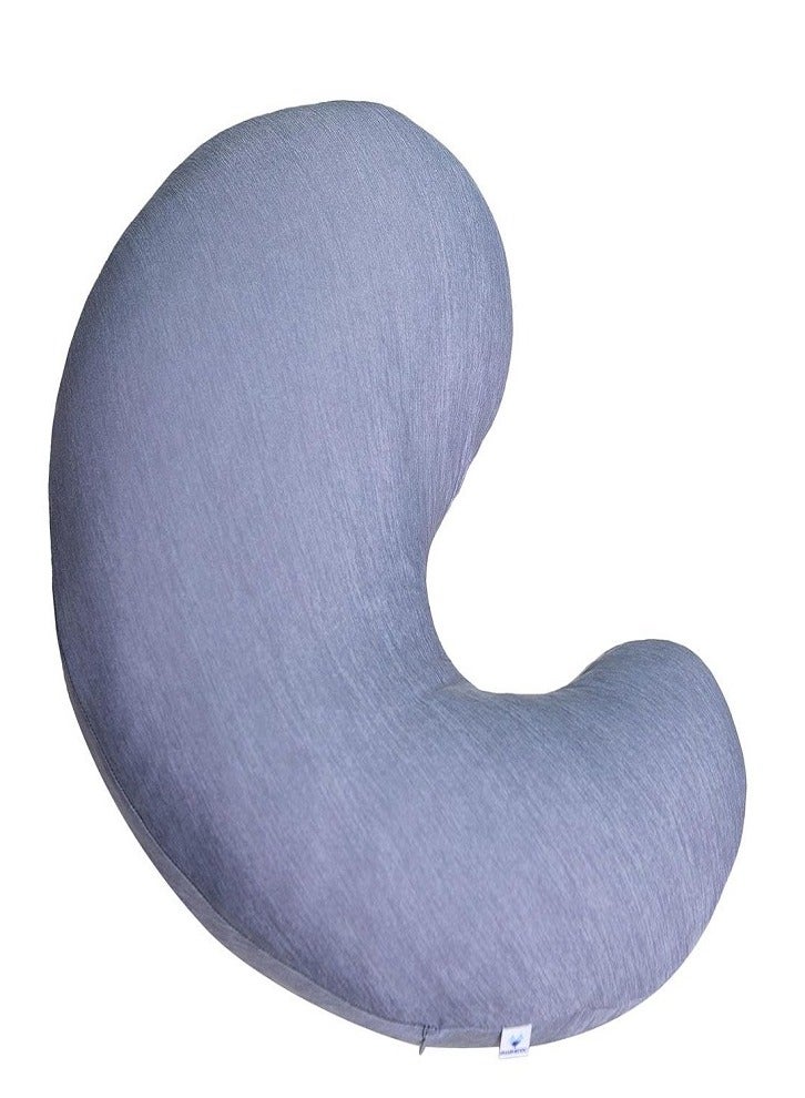 Pharmedoc My Little Bean Nursing Pillow - Dark Grey Cooling Fabric