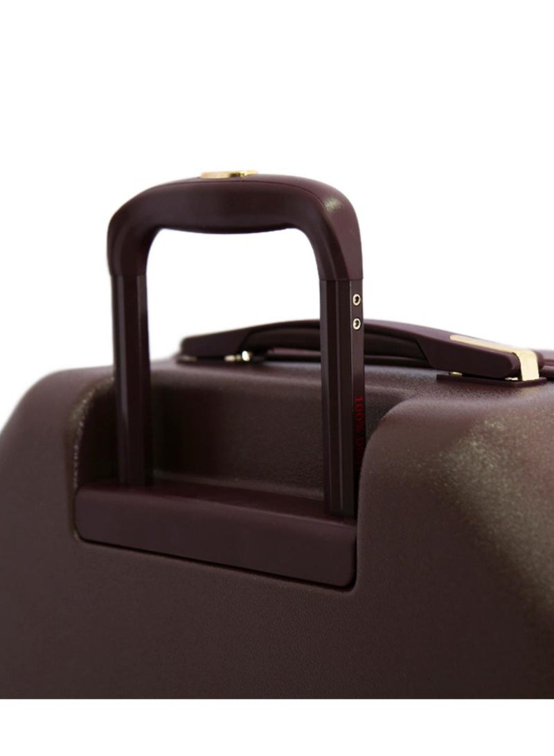 Dkny Allure Hardside Luggage on Wheels for Unisex | Ultra Lightweight ABS on with Spinner Wheels 4 Color Burgundy