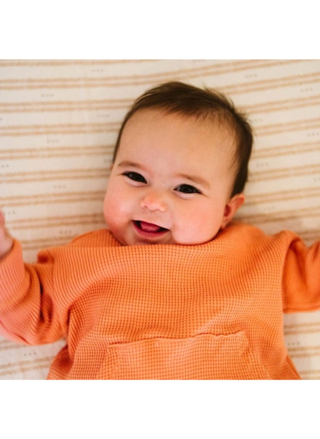 Babyezra Crib Sheet, Herringbone