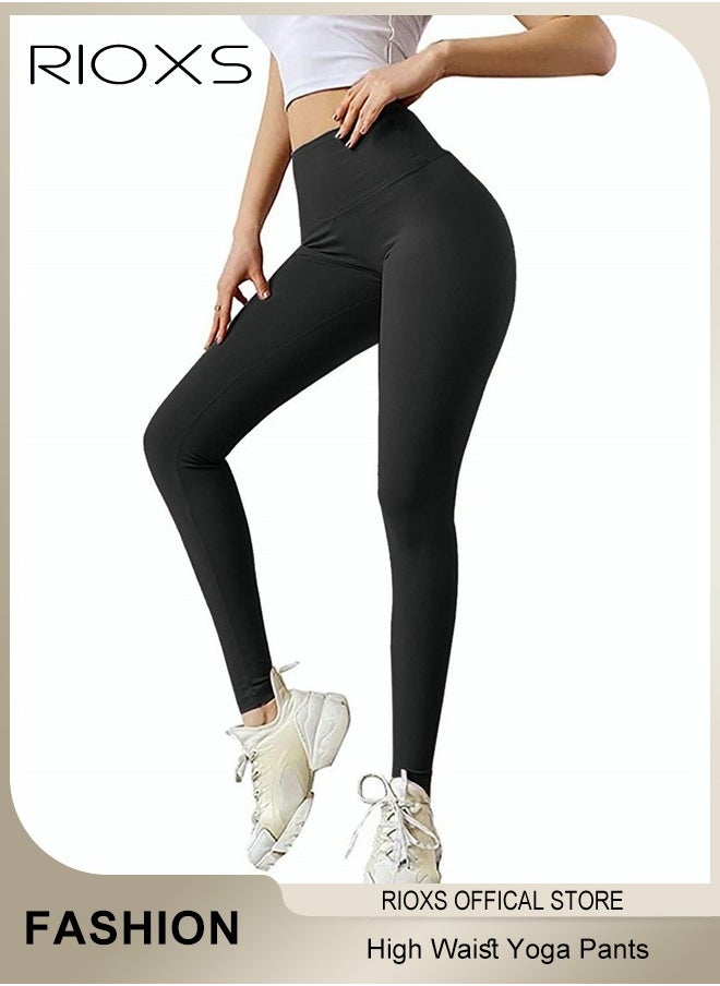 Women's Yoga Pants,Stretchy Scrunch Leggings,Comfy Bow Tie Athletic Leggings,High Waisted Yoga Pants,Tummy Control Gym Pants For Workout Sports Running Or Daily Wear