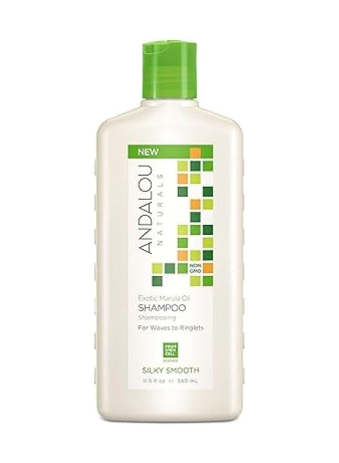 Andalou Naturals Exotic Marula Oil Silky Smooth Shampoo For Waves To Ringlets 340ml