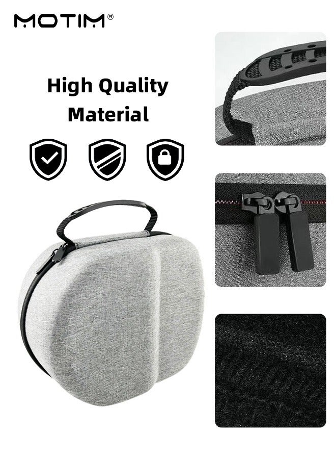 Carrying Case for Meta Quest 3/2/3S, Hard Bag for VR Gaming Headset and Touch Controllers, Shockproof Waterproof Travel Case Storage Bag for Vision Pro Touch Controllers Accessories
