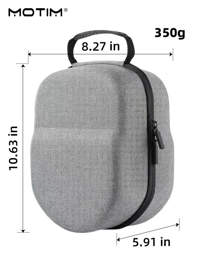Carrying Case for Meta Quest 3/2/3S, Hard Bag for VR Gaming Headset and Touch Controllers, Shockproof Waterproof Travel Case Storage Bag for Vision Pro Touch Controllers Accessories
