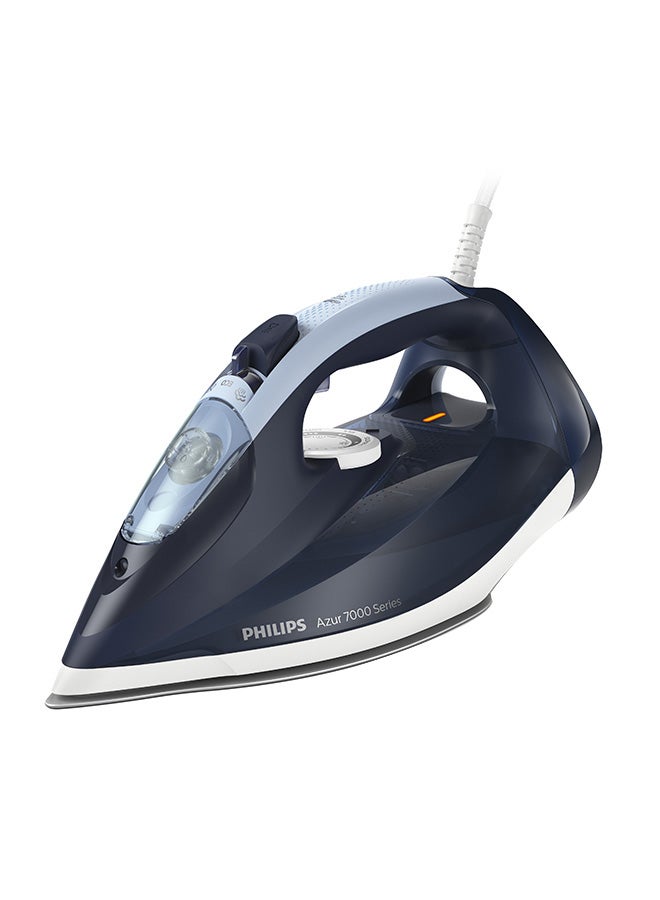 Steam Iron 7000 Series - 50g/min Continuous Steam, 250g Steam Boost, SteamGlide Plus Soleplate, Auto-Off, Vertical Steam, 2800 W DST7030/26 Dark Blue