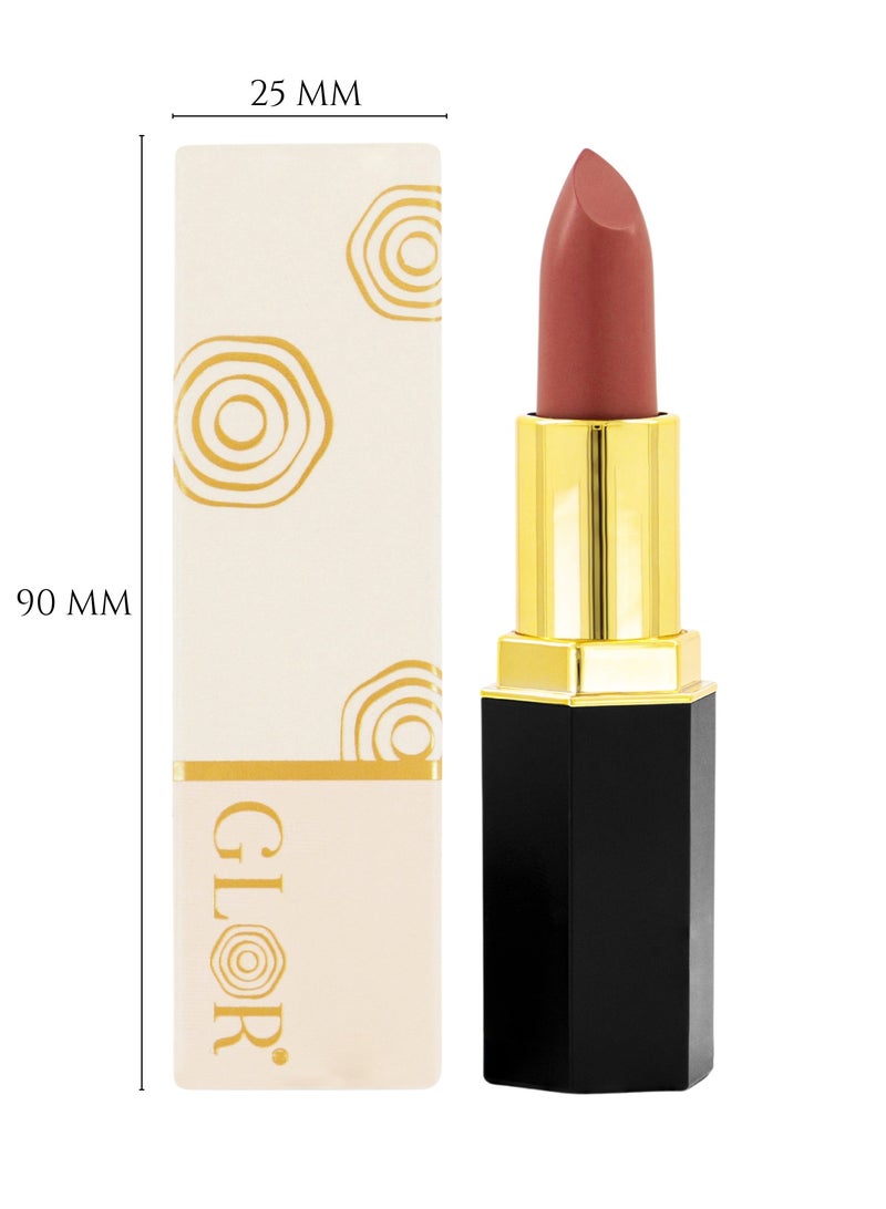 Glor Endless Charm Lipstick Affogato – Bold Intense Color, Moisturizing Creamy Formula, Perfect Coverage for Luscious Lips All Day