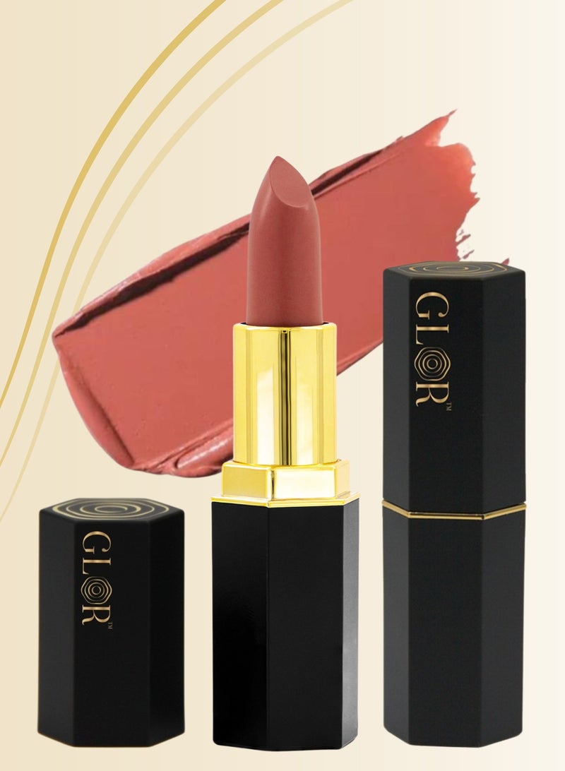 Glor Endless Charm Lipstick Affogato – Bold Intense Color, Moisturizing Creamy Formula, Perfect Coverage for Luscious Lips All Day