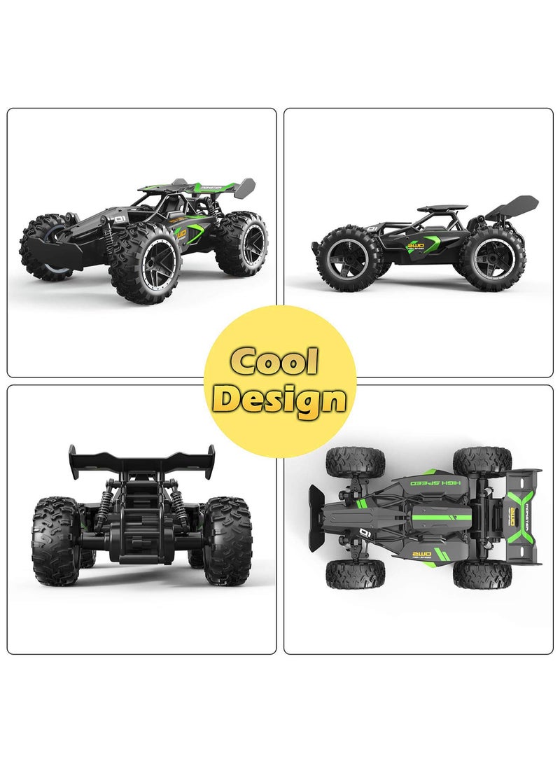 Remote Control Race Car - 1:18 RC Drift Car - High Speed Vehicle Toy - 2WD, 2.4Ghz, 15KM/H , Rechargeable Battery, Suitable for Various Terrains - Kids Gifts